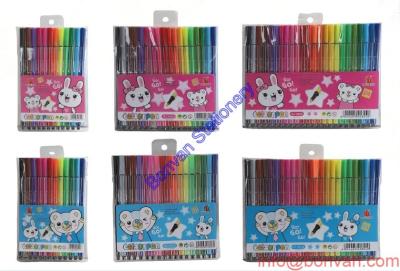 China children art drawing fineliner pen,12/18/24 colors super fine finerliner pen for sale