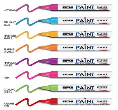 China Paint Markers, Colored indelible ink Marker pen Paint For Glass for sale