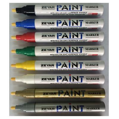 China Valve-action Aluminum Barrel Paint Marker with Japanese Acrylic tip and opaque ink for sale