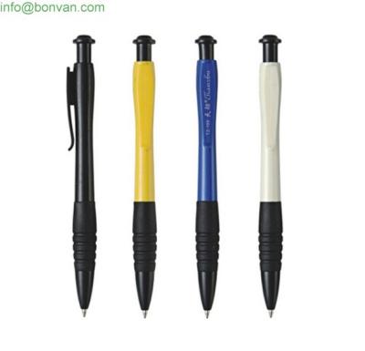 China click promotion pen, clikc plastioc ballpoint pen, regular promotional office ball pen for sale