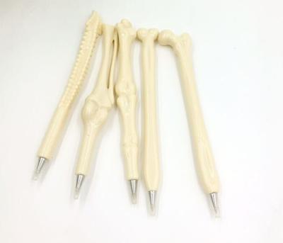 China bone shape ball point pen, promotional gift bone design gift pen for sale