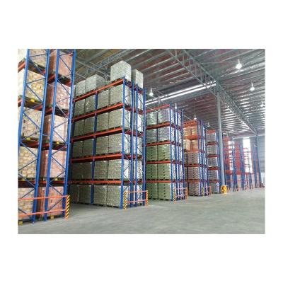 China Hotels Transporting Steel Material 2 Color Heavy Duty Selective Racking System For WarehouseMaterial Material Handling Equipment Parts for sale