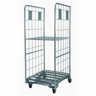 China Metallic Warehouse Trolley Back to Shipping Trolley Tools Logistics Trolley for sale