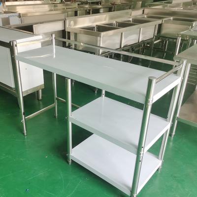 China Custom Wholesale Stainless Steel Cheap Rack Kitchen Storage Rack Microwave Compartment Floor To Ceiling Shelf for sale