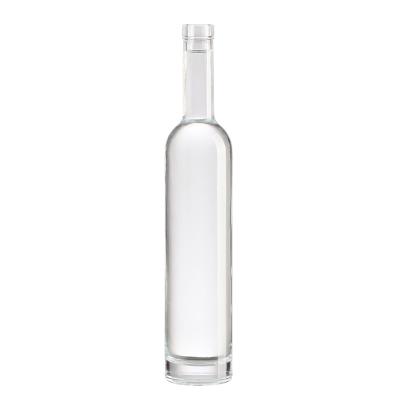 China Beverage glsaa blttle packaging factory wholesale price supply clear 750ml glass bottle brandy for sale