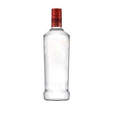 China Beverage factory direct sales customized glass bottle 700 smirnoff vodka for sale