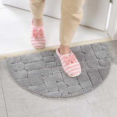 China Wholesale Durable Touch Chenille Rug Non-Slip Bathroom Mat Kitchen Mat for sale