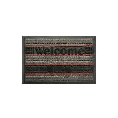 China China Factory Sales Anti Slip Welcome Mat Rubber Waterproof Door Mat Wholesale Washable Floor Mat for sale