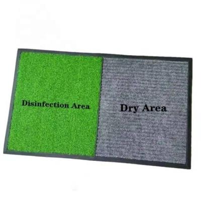 China 50x80cm Rubber Waterproof Door Mat Entrance Reception Wholesale Durable Non Slip Washable for sale