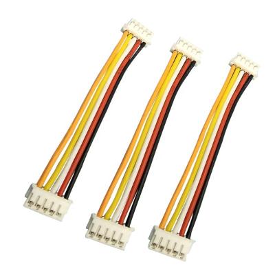 China China 22AWG OEM 2/3/4/5/6 Pin Pitch 2.5MM Plug Bent Pin Socket 70MM Wire 22AWG Cable Connector for sale