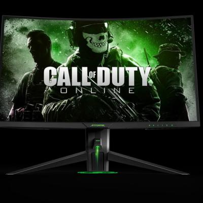 China ANTGAMER 321FC 31.5 inch lift function HDR400 esports curved screen narrow bezel elevating esports gaming computer monitor for sale