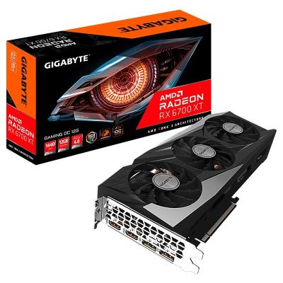 China Radeon RX 6750 XT GAME OC 12G Gaming GPU Desktop Graphics Cards For Desktop E-sports Support PCIE4.0 for sale