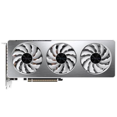 China GeForce RTX 3060 Ti VISION OC 8G LHR Gaming GPU Desktop Graphics Cards For Desktop E-sports Support PCIE4.0 White for sale