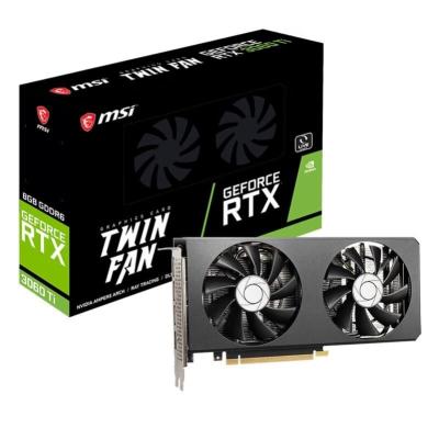 China MSI RTX 3060 TI TWIN FAN OC 8G Gaming Graphics Card Desktop Gpu For Gamers With Amazing Performance for sale