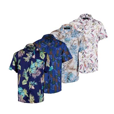 China Viable Made In China ODM Fashion Beach Designed Viscous Rayon Shirts For Men Casual for sale