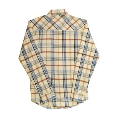 China Sustainable Long Sleeve Plaid Motorcycle Shirt Rainbow Flannel Shirt For Men for sale