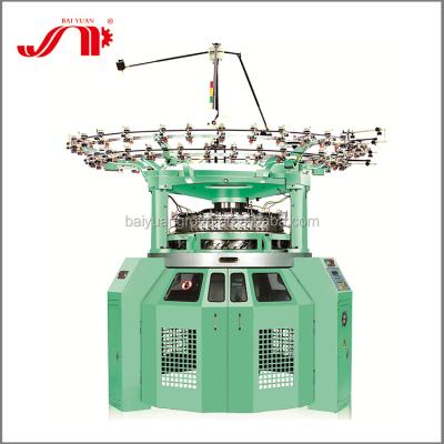 China Warp Most Popular Jersey Pattern Double Wheel Transfer Rib Circular Knitting Machine for sale