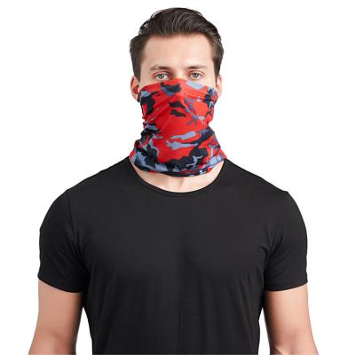 China High Quality Outdoor Mount Cooling Cool Cuff Headwear Dustproof Silk Bandana Face Cover Scarves Ice Camouflage Neck Dustproof Cuff for sale