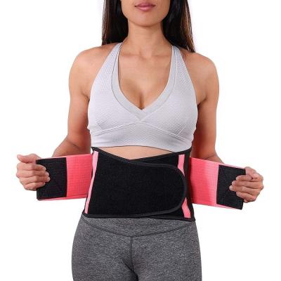 China Unisex Adjustable Breathable Lower Back Brace Waist Trainer Trimmer Belt Lumbar Support Corset Posture Recovery Pain Relief for sale