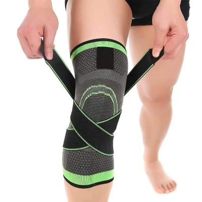 China Portable Unisex Knee Compression Sleeve Knee Brace Knee Support Basketball Weightlifting Gym Workout Running Sports for sale