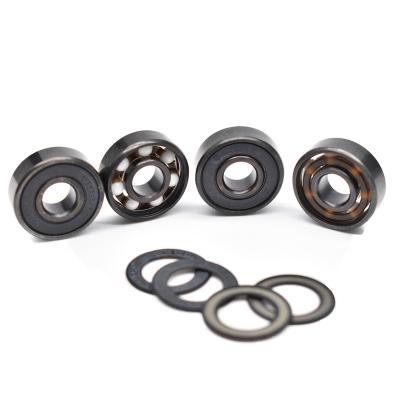 China 608 Custom Wholesale High Speed ​​Ceramic Bearing 8x22x7mm Never Rusty 2rs 608rs 608 Skate Board Skateboard Bearings for sale