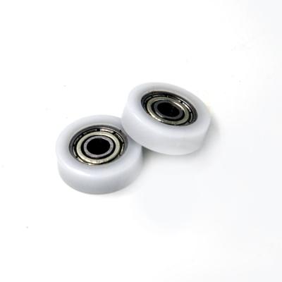 China Modern Sliding Door Rollers Plastic Wheel With Bearing For Cooking Home Display Cabinet BS60416-5 4x16x5mm for sale