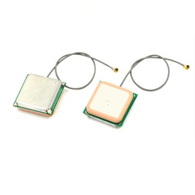 China Beidou GPS Module Antenna GPS Antenna 25x25x8mm IPEX Built-in Active Connector About 12cm---2.5cm*2.5cm*0.4cm for sale