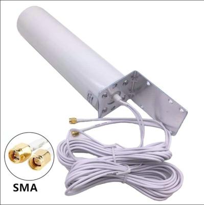 China 4G copper outdoor GSM bullet 868mhz/915MHz antenna is used for TS9/crc9 network card 10m dual wire/over 3G 4G router for sale