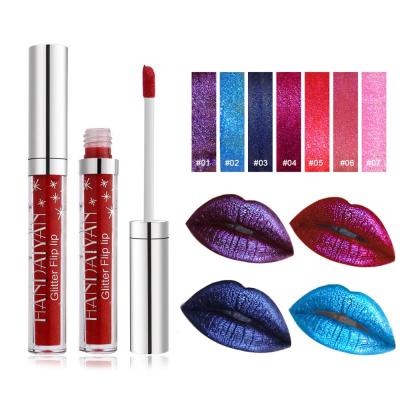 China HANDAIYAN Waterproof Matte to Shimmer Liquid Lipstick Long Lasting Magic Color Lip Gloss Shimmer Lip Tint for sale