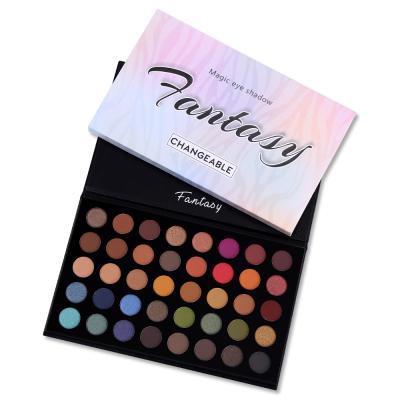 China UCANBE Variable Colors Waterproof Rich In Eyeshadow Color Palette Smart Matte Shimmer Glitter Waterproof Makeup 40 Pigmented Cosmetics for sale