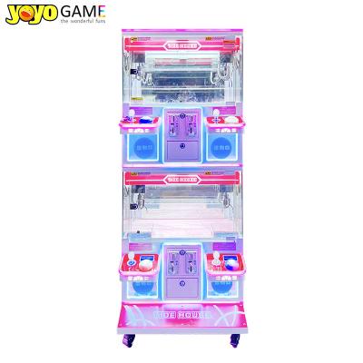 China Claw machine Coin Operated plush Owl Claw machine Candy banknotes and coins operated 4 claw machine for sale