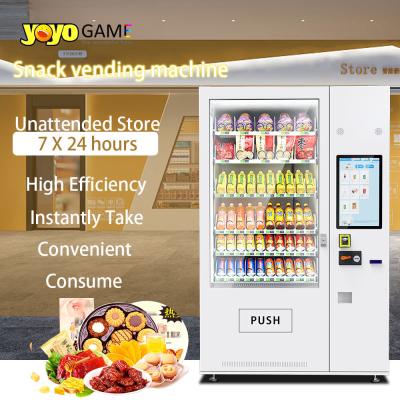 China Automatic Machine 21.5 Inches Screen Combo Distributeur Automatique Vending Machine With Credit Card Payment for sale