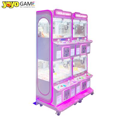 Chine Machine de jeu d'arcade à pièces de monnaie fonctionnant Vending Mini Claw Machine avec acceptateur de factures Mega Mini Claw Machine à vendre