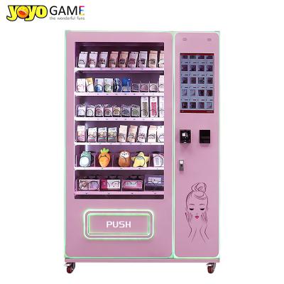 China Pantalla táctil personalizada Mujeres pestañas de pelo Pelucas Presionar en las uñas Perfume Maquillaje Productos Cosméticos de belleza Vending Machi en venta