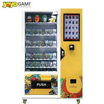 China Custom Card Dispenser Random Packs Japanese Anime Baseball Gift Game Tcg Playing Sports Trading Card Vending Machine for sale