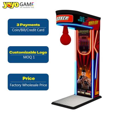 China Coin Operated Electronic Sport Punch amp Kick Boxing Arcade Game Machine With Fashionable Design For Eye-catching Display for sale