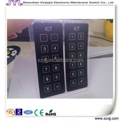 China PC Pet Stickers Label Polyester / Polycarbonate Adhesive Stickers / Panel Label Shenzhen Factory JYJ4250 for sale