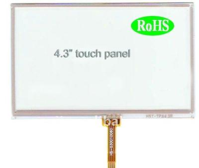 China 4.3 inch LCD resistive touch screen with IMD 4.3 inch touch screen APP machine learning for sale