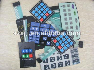 China Telecommunication Equipment Control Switch Panel Membrane Keyboard Membrane Switch Keypad for sale