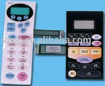 China PC/PET/PVC Push Button Microwave Oven Membrane Switch/Keypad Keypad for sale