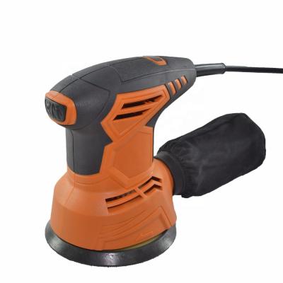 China 240W wood portable electric rotary wood sander, good quality 5 inch pad sanding machine AJ8-125 for sale