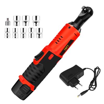 China New Wholesale 12V 18V Multifunctional Portable Cordless Electric Ratchet 3/8 Key Set THPT Battery Operated Ratchet Wrenches for sale