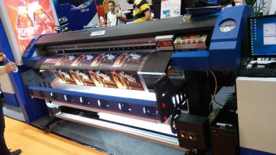 China High Speed UV Epson Inkjet Printer 1700mm With White / Grossy ink for sale