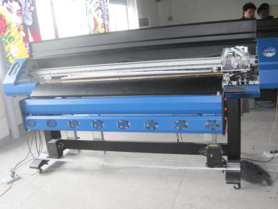 China 1.8M Large Format Eco solvent printer in 3 pcs Epson DX7 head for Flex Banner for sale