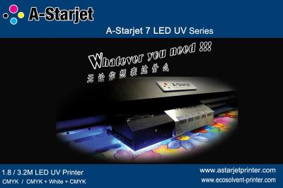 China 1.8M A-Starjet UV Printer with 2 pcs DX7 Head for Curtain Fabric in Switzerland for sale