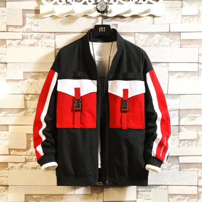 China 2020 autumn new large size white brick wall hanging jacket M-5X HJ115-S105 anti-pilling rack workwear pocket for sale