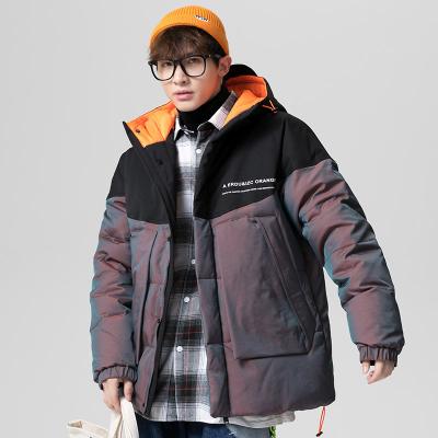 China Lunan Clothing2020 new waterproof winter white duck down warm young coat thickened daily men's casual down jacket for sale