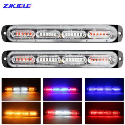 China PC+Aluminum 4leds Strobe Mode Flash Side Lights DC 12v 24v Car Led Lamp Truck Suv Pick Up Auto Lighting Accessories for sale