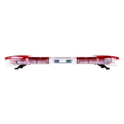 China Car Top 12v 24v Super Slim Strobe Flashing Light Bar Red Strobe Lightbar Led Warning Lightbar Long Warning Lightbar ZJ-8000S for sale