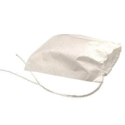 China Papel biodegradable filter empty tea bag with drawstring for sale